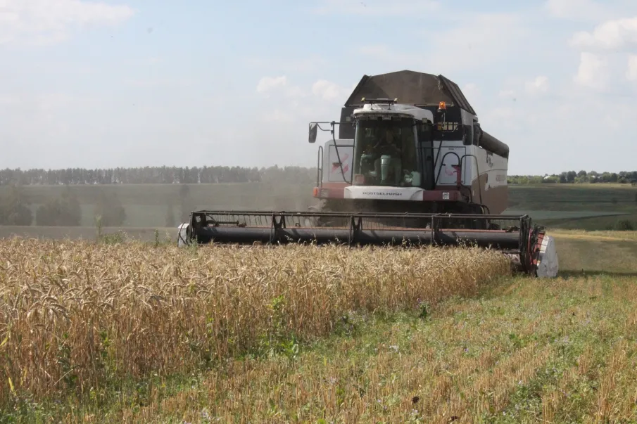 Идет уборка зерновых