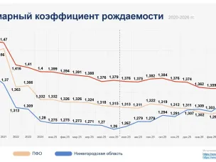 Нижегородская область заняла первое место в России по приросту суммарного коэффициента рождаемости за первую треть 2026 года