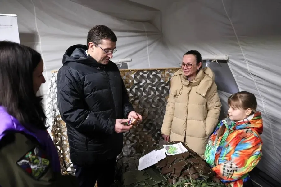 В преддверии Дня защитника Отечества из Нижегородской области в зону СВО отправили более 100 тонн гуманитарного груза