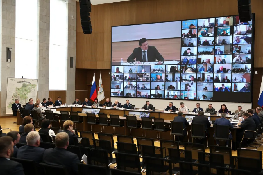 Глеб Никитин провел заседание КЧС по вопросам безаварийного прохождения весеннего половодья   