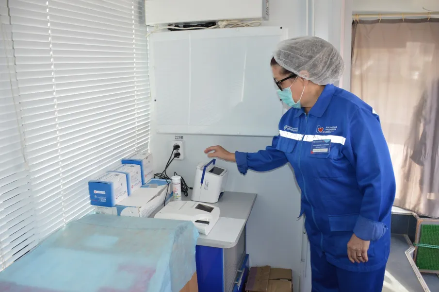 Снова приезжал "Поезд здоровья"